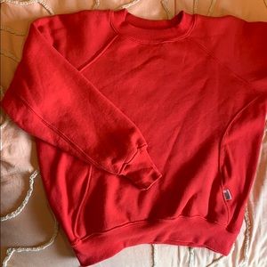 Good American Red Crew neck